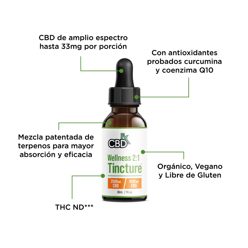 Cargar imagen en el visor de la galería, CBDFX TINTURA WELLNESS