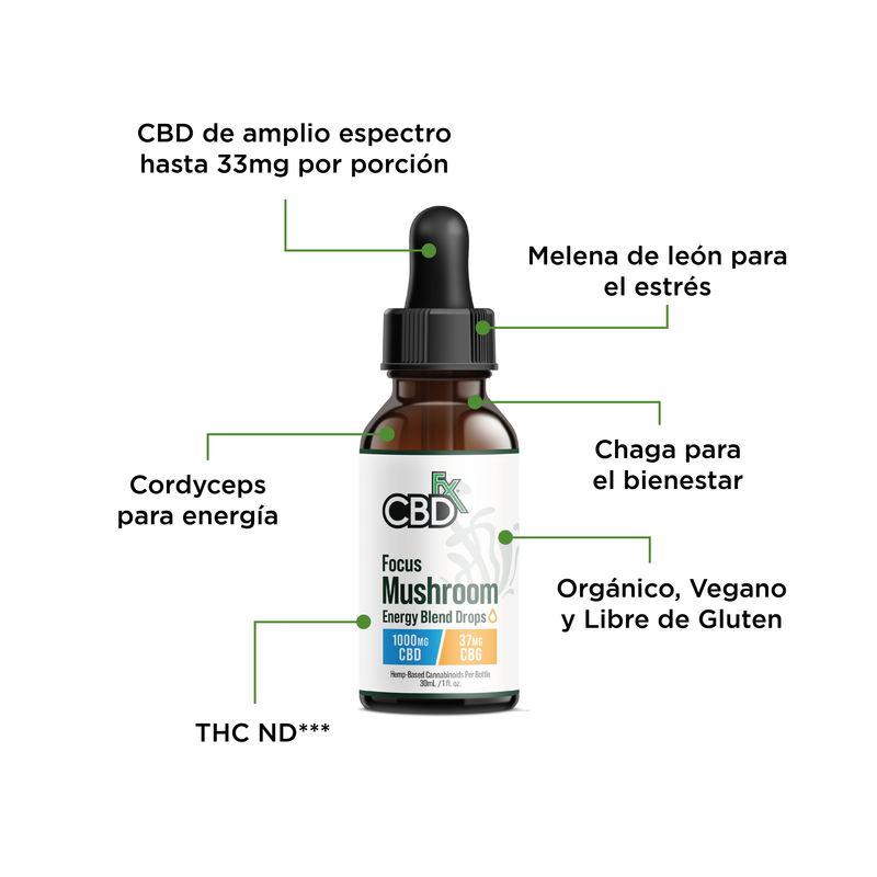 Cargar imagen en el visor de la galería, CBD MUSHROOMS FOCUS