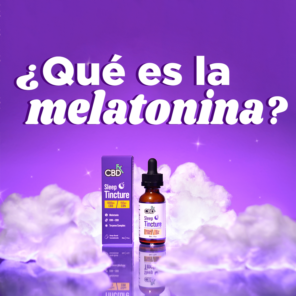 Tintura de CBD para dormir con melatonina