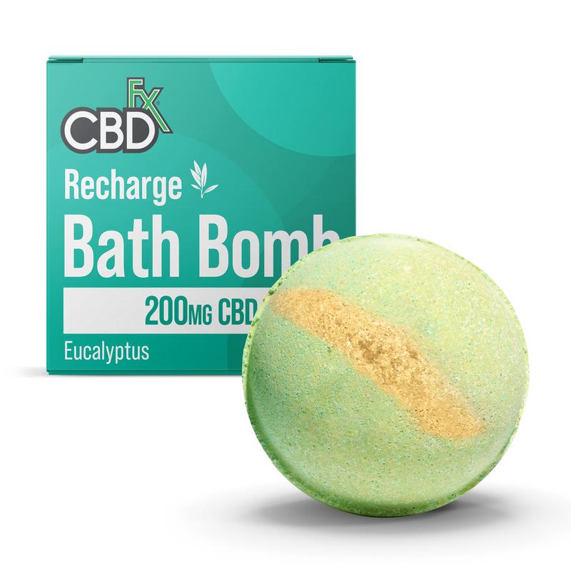 Cargar imagen en el visor de la galería, Bomba de Baño con 200mg CBD y Eucalyptus.