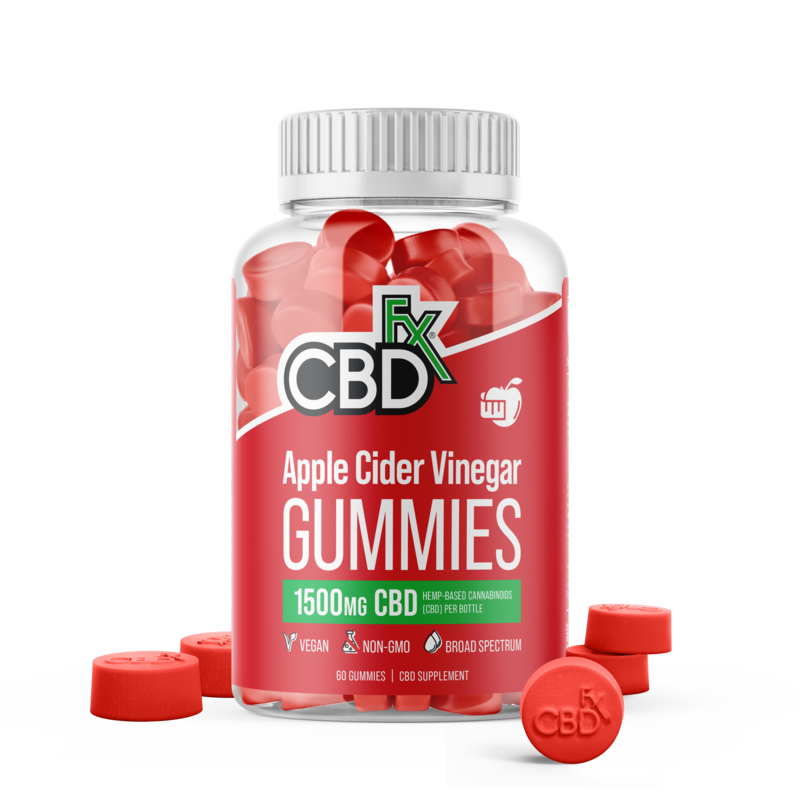 Gomitas de vinagre de manzana y CBD