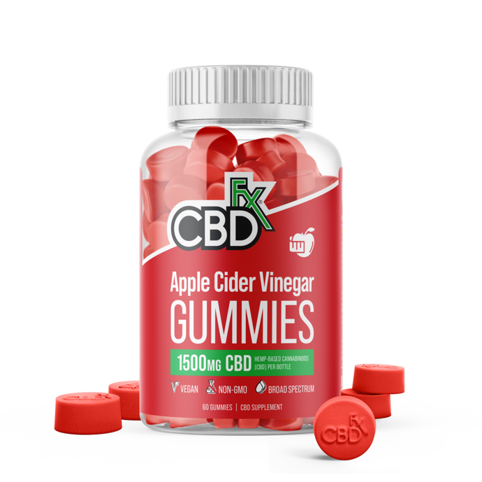 Gomitas de vinagre de manzana y CBD