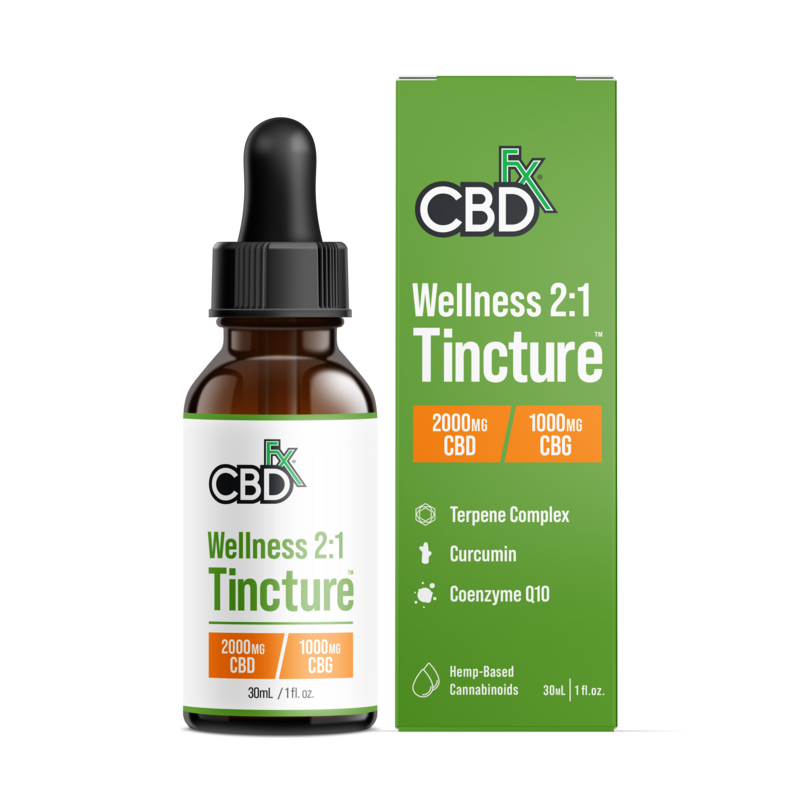 Tintura de CBD y CBG 